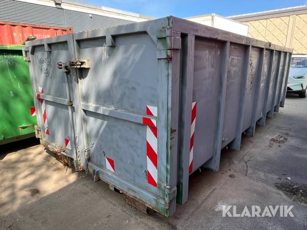 Container todelt - 22 m3
