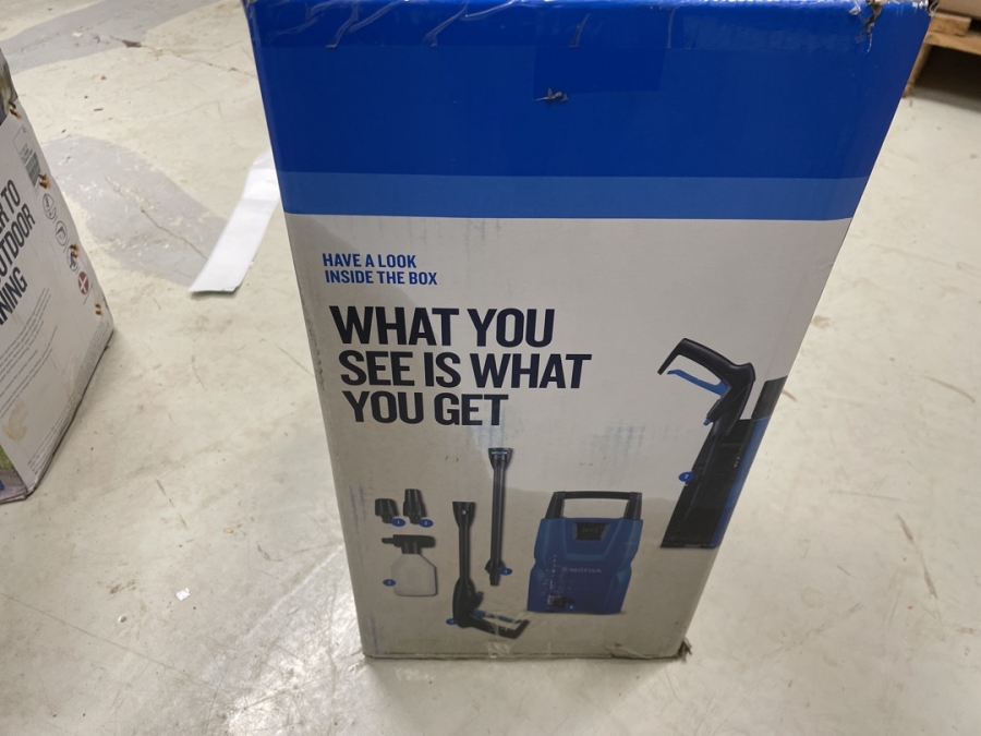 Nilfisk højtryksrenser og slangerulle