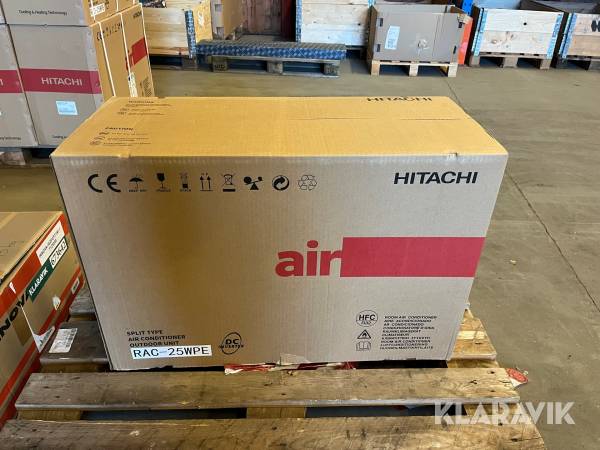 Aircondition Hitachi RAC-25WPE udedel