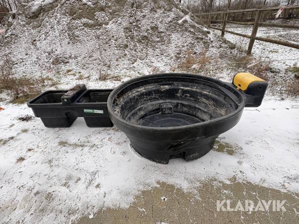 Drikketrug til dyr 2 styk