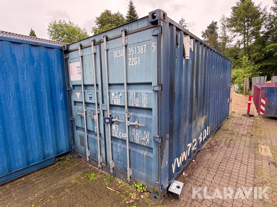 Container 20 fods  1 styk