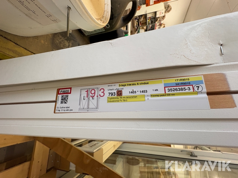 Vinduer og dør Outline 3-lags - 3 styk