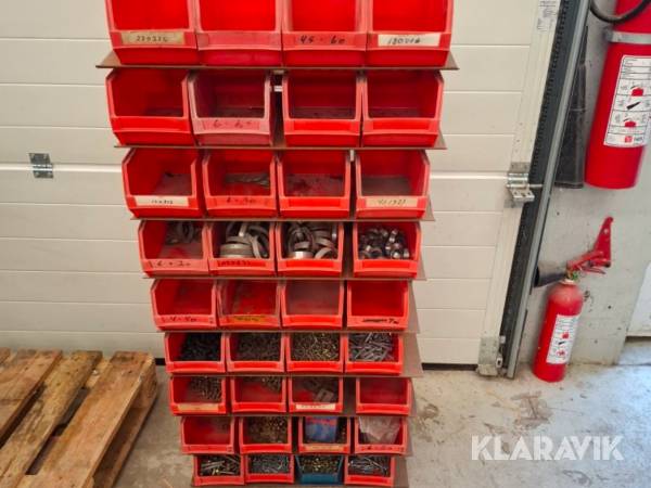Opbevarings kasser med reol