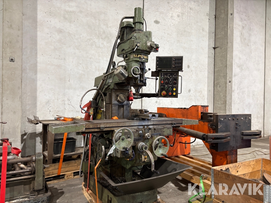 Digital metalfræser Supermax YCM-20S