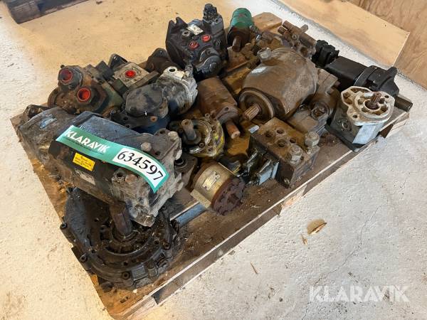 Hydraulik motorer blandet