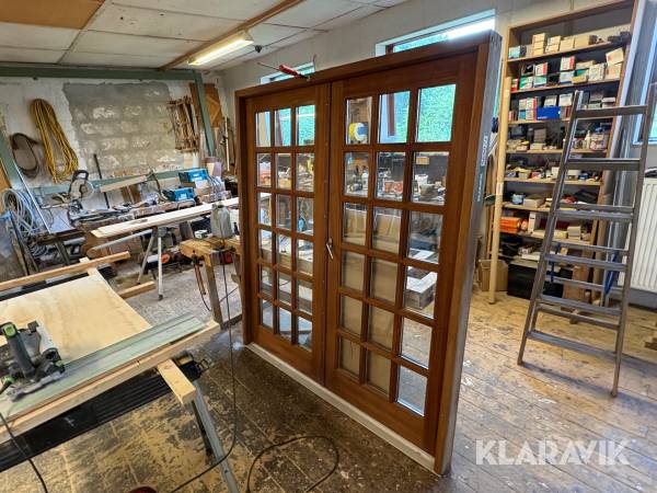 Dobbelt terrassedør