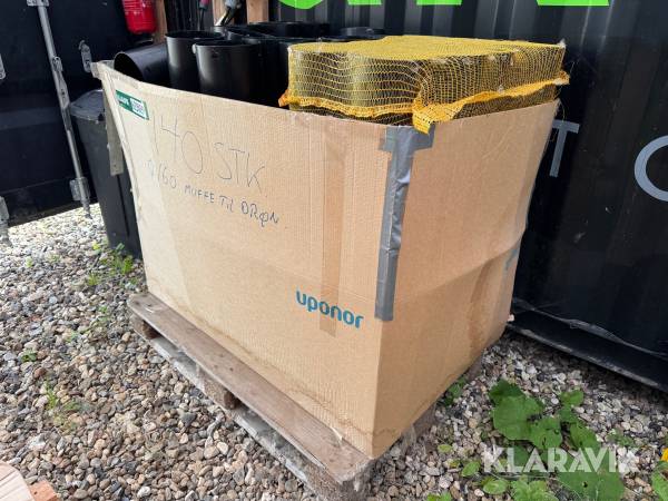 Muffer til dræn Sheiter DN 160l 140styk