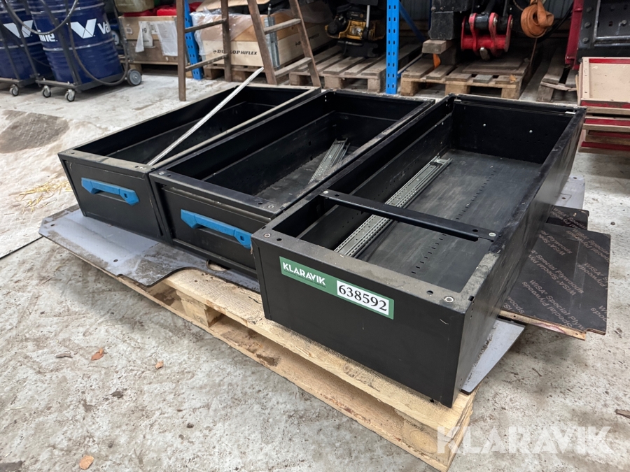 Værktøjskasser til varebil Sortimo HD 3 styk