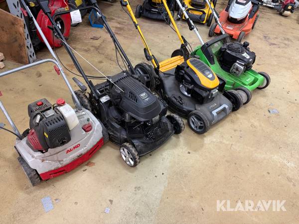 Græsslåmaskine 4 styk Texas,  AL-KO, Stiga, Viking