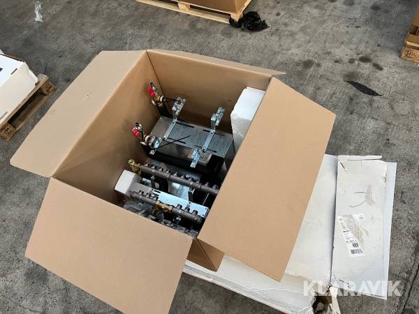 Fordelerunit,  slanger og varmefordelingsplader