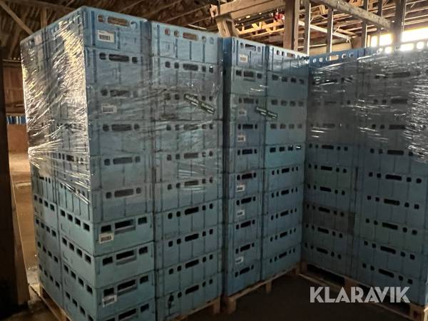 Plast kasser 50 stk. Inkl. palle