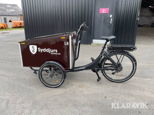 Ladcykel Winther 838 Cargo elektrisk