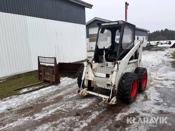 Minilæsser Bobcat 721 med tilbehør