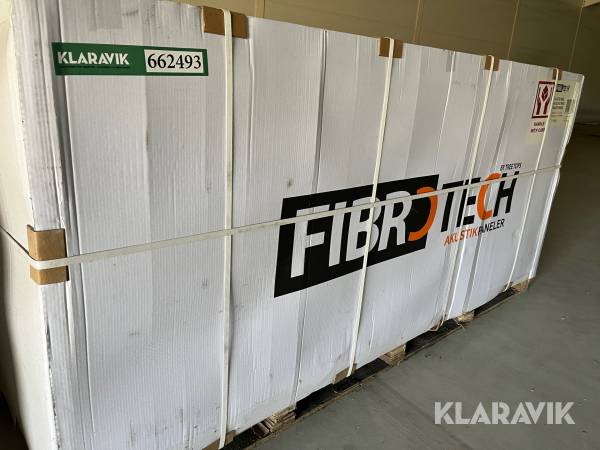 Akustikpaneler Fibrotech Unika 25 / Black oak 80 styk