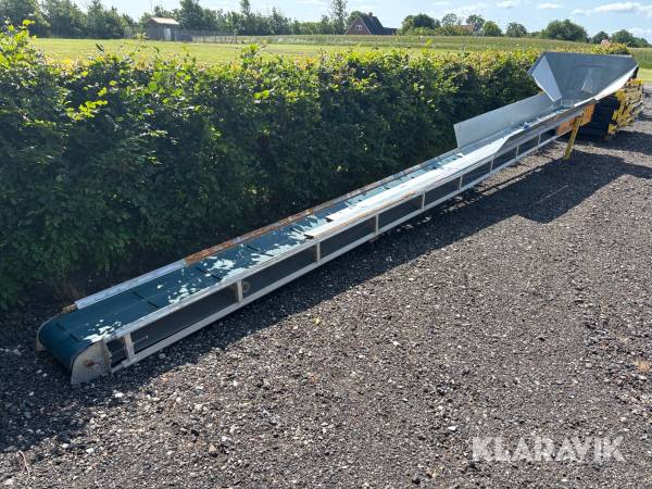 Transportbånd Soroto 8 meter med fødekasse
