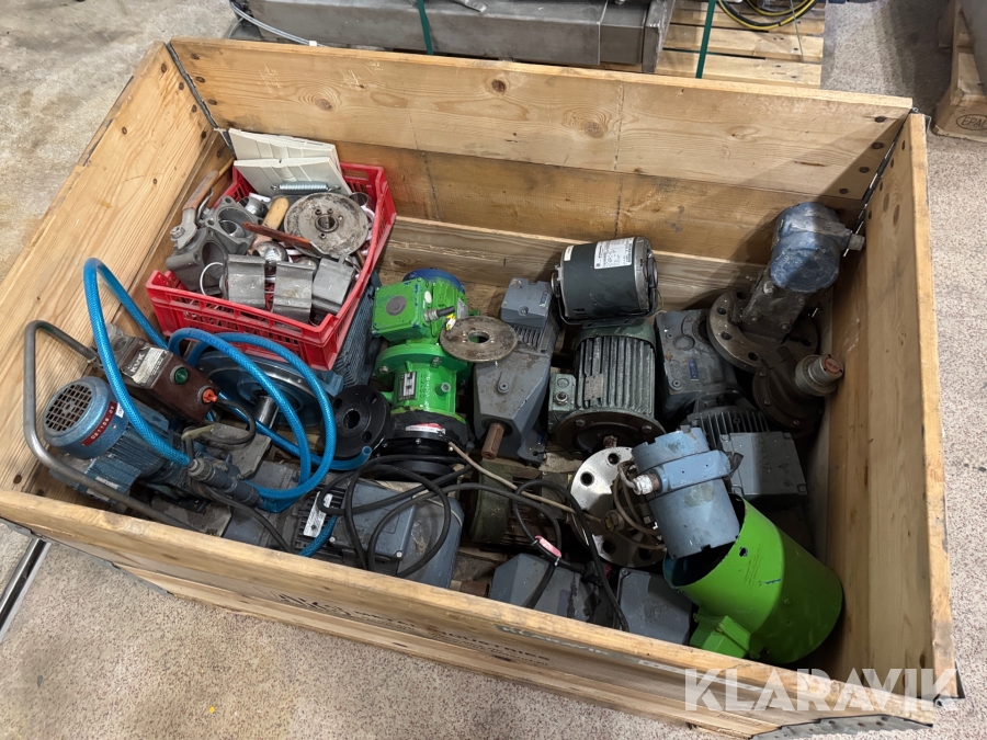 Pumper og motor og diverse LOT