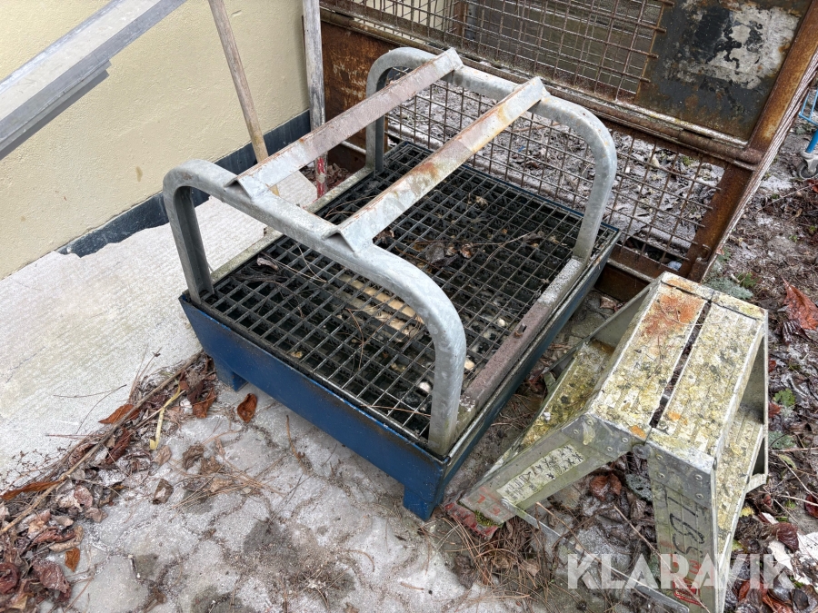 Opsamlingskar til 60liter tønde