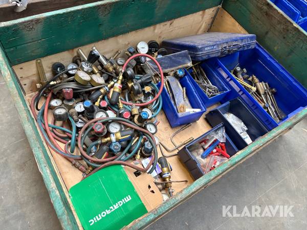 Diverse skærebrænder dele