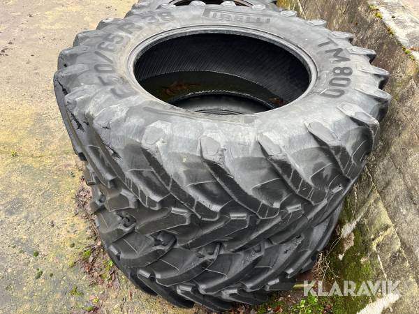 Traktordæk Pirelli TM800 650/65R38 - 2 styk