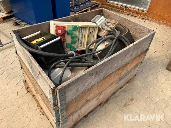 Byggestrømstavler - 1 palle