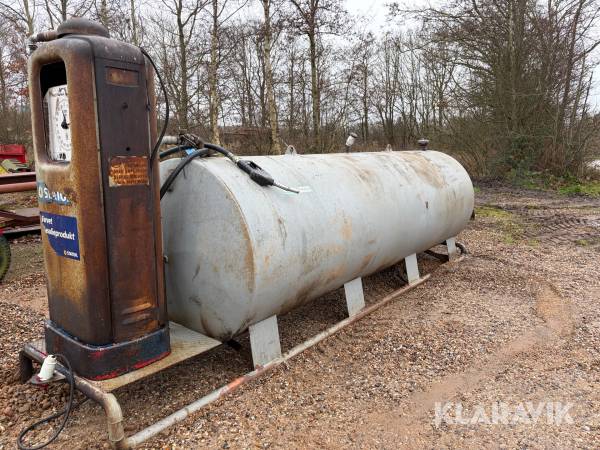 Dieseltank med pumpe Herning Beholderfabrik