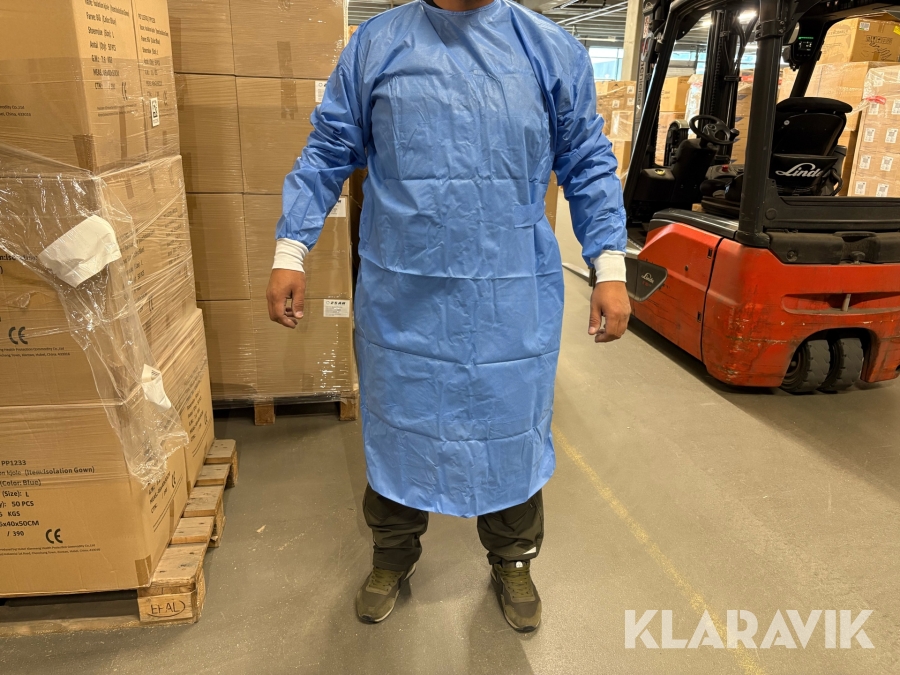 Engangskittel Str. L, XL og 2XL - 5 paller