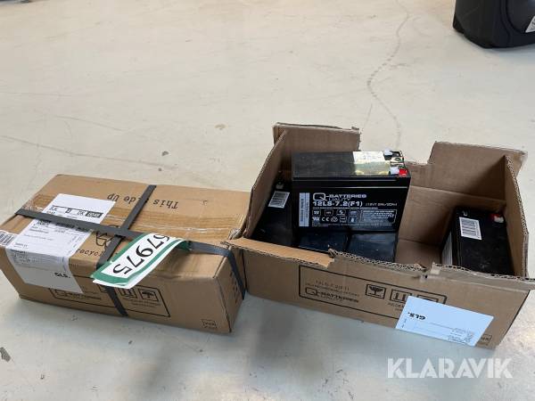 Batterier Q-batteries 12LS-7. 2(F1) 8 styk