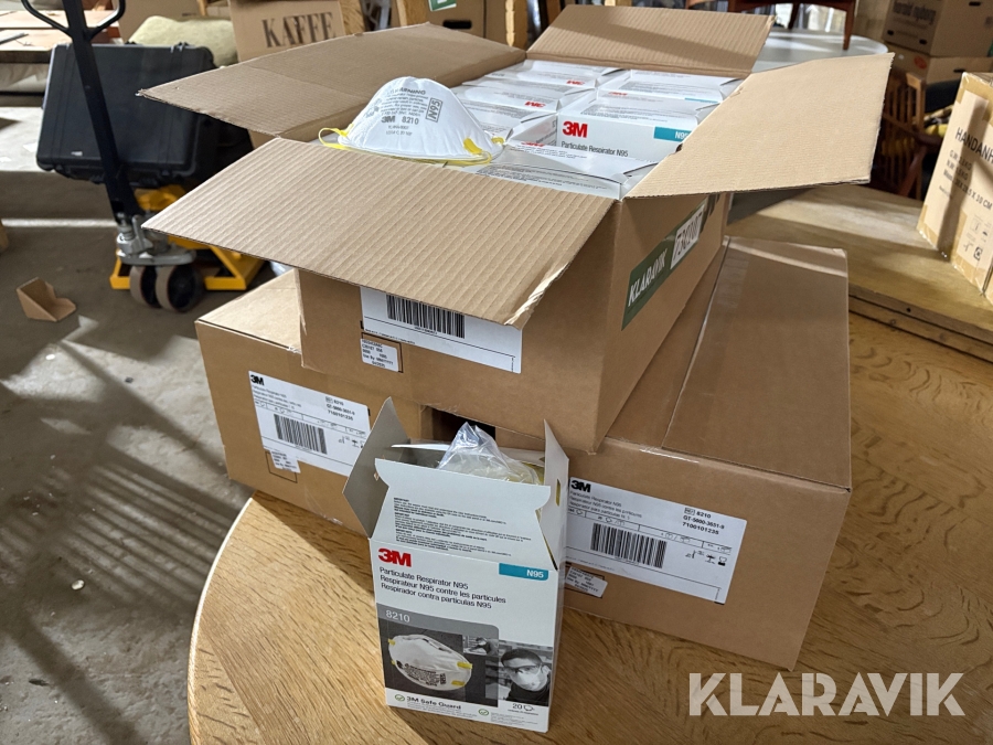 Støvmasker 3M N95 3 kasser