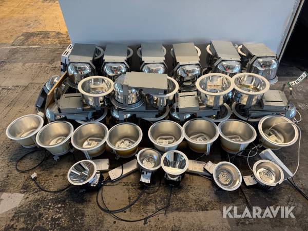 Lysarmaturer 51 styk
