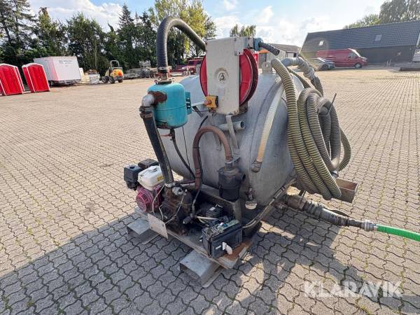 Mobil slamsuger Global 1400 liters