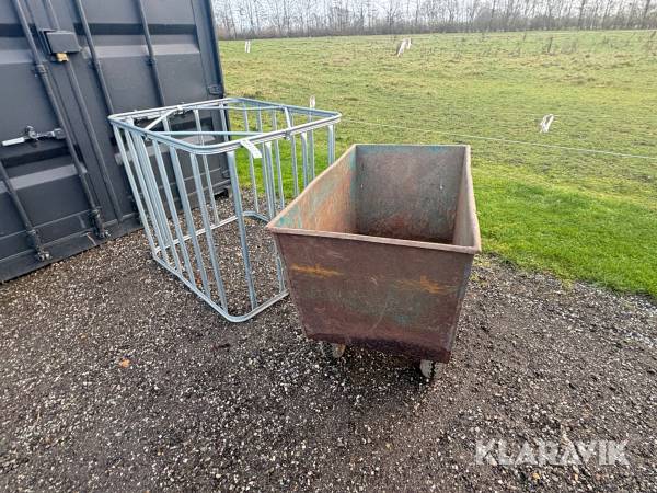 Fodervogn og høhæk Randersbør