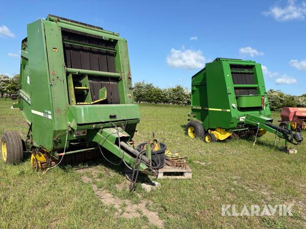 Rundballepressere John Deer 550 - 2 styk