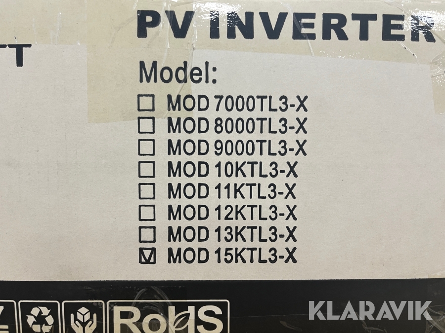 Solcelleanlæg med inverter Growatt - Austa Growatt MOD 15KTL3-X Inverter