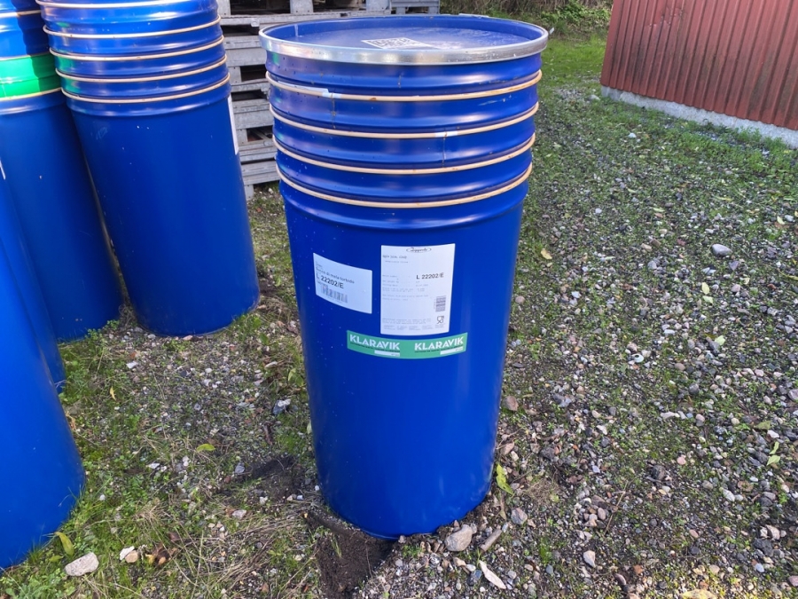 Tønder ca 200 liter med låg 10 stk