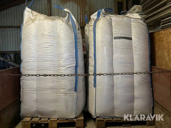 Træpillesmuld 2 bigbags -