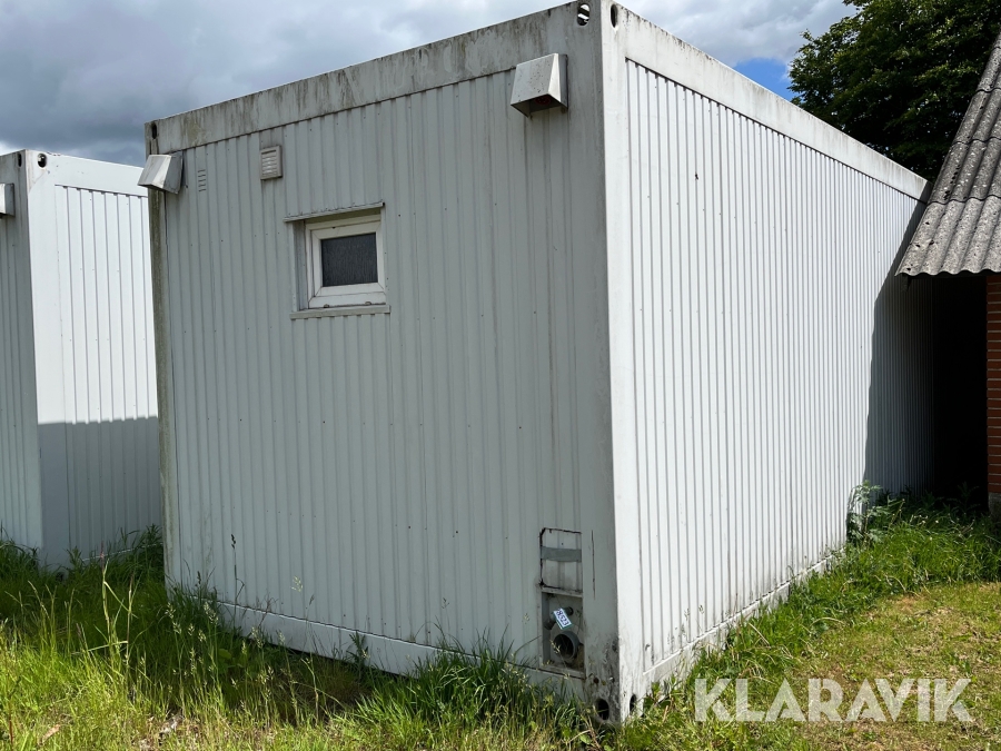 Mandskabscontainer 20 fod