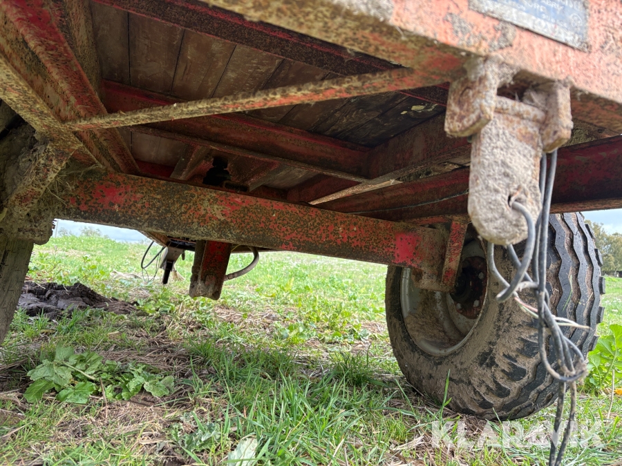 Traktorvogn / Tipvogn i træ og stål