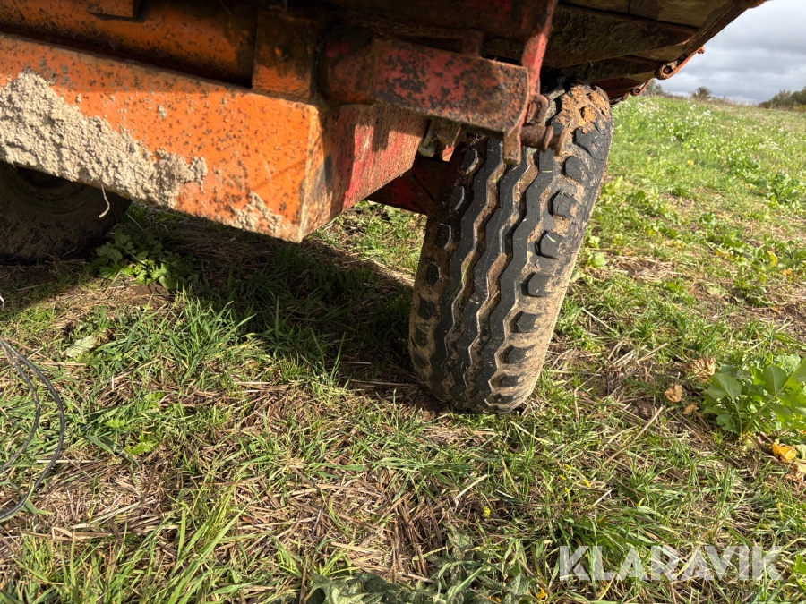 Traktorvogn / Tipvogn i træ og stål