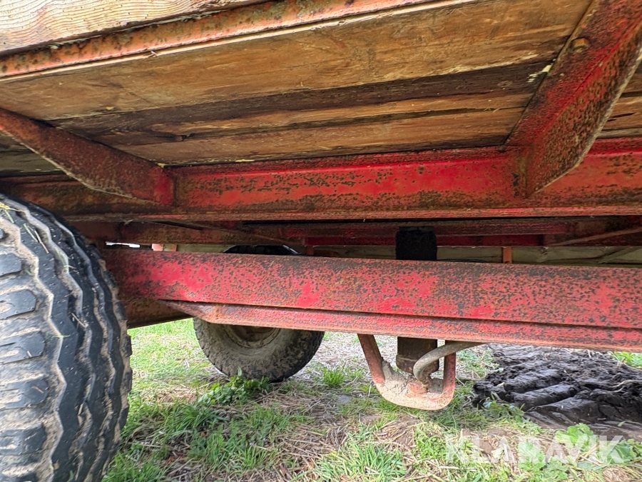 Traktorvogn / Tipvogn i træ og stål