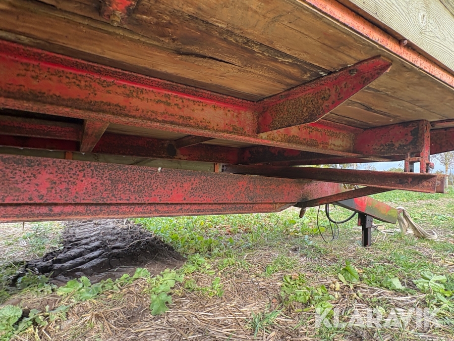 Traktorvogn / Tipvogn i træ og stål