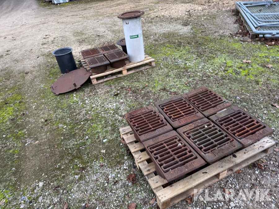 Støbejerns riste HR Rist UFR 2000 10 styk