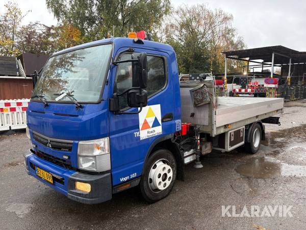 Ladbil Fuso Canter 9C18AMT4X2 med Fassi kran