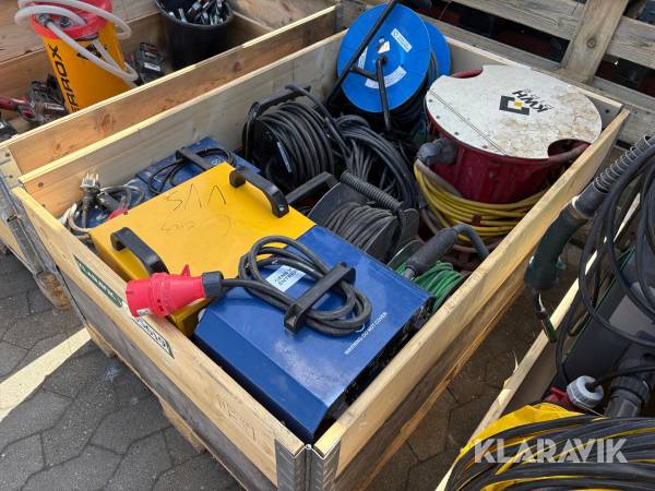 Ledninger, varmeblæsere og rørsvejser - 1 palle
