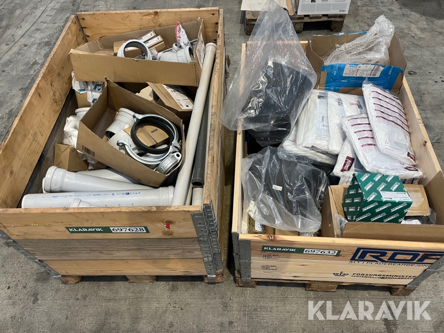 Assorteret overskud - 2 paller