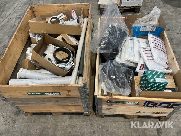 Assorteret overskud - 2 paller