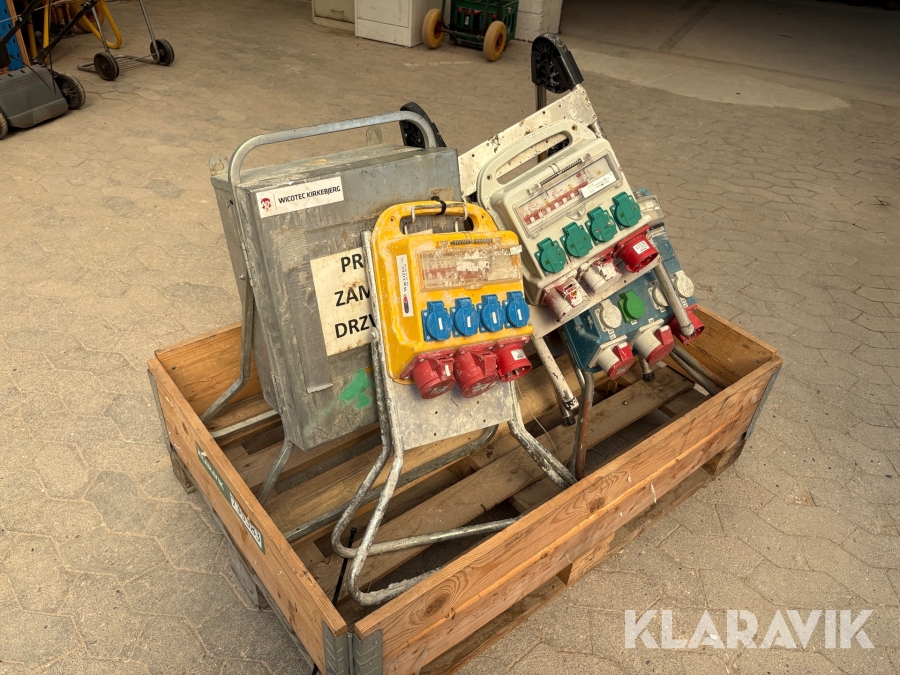 Byggestrømstavler NST/Wexim - 5 styk