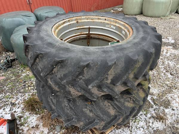 Tvillingehjul Goodyear 18.4R38 - med klemmer