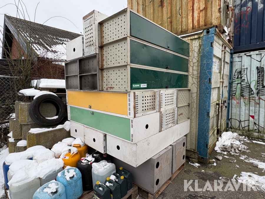 Garderobeskabe - 22 styk