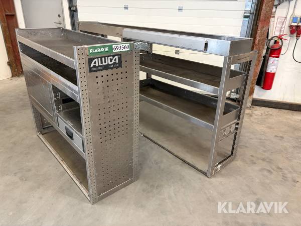 Bilindretning Aluca aluminium.