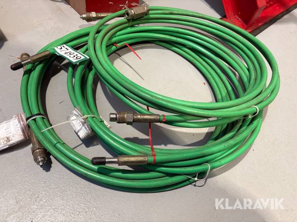 Højtryksslanger RK KUTTING 8/6 - 10 meter - 3 styks